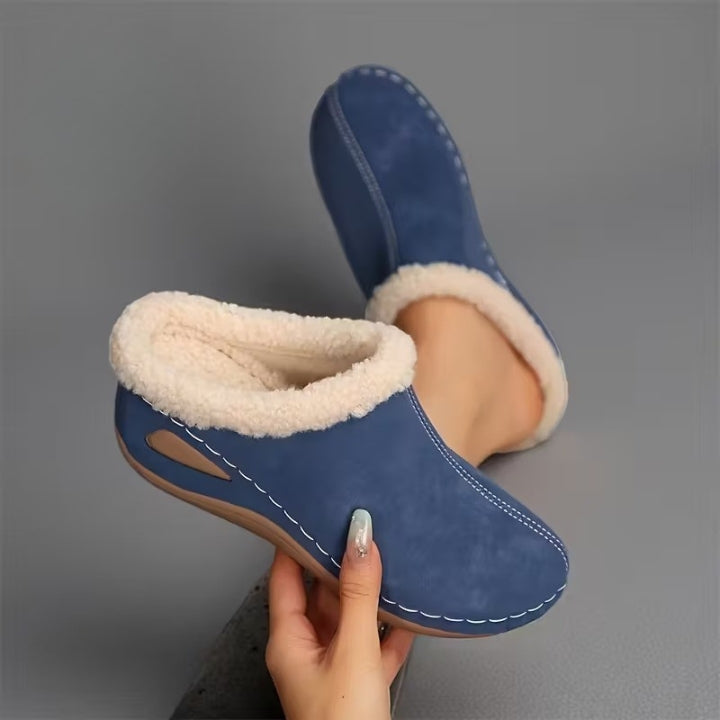 Martinez - Faux Fur Lined Slip-On Shoes