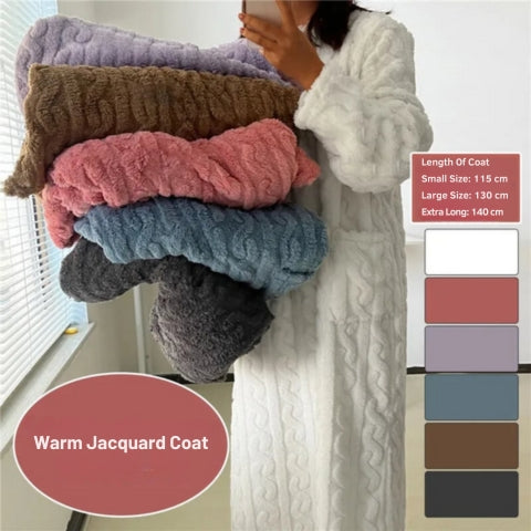 Vreni - Winter Coral Velvet Home Clothes