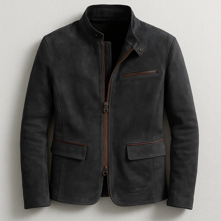 Plamen - Suede Jacket With Pockets