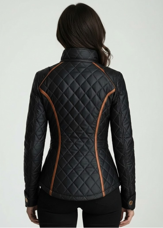 Nandini - Diamond Quilted Padded Jacket