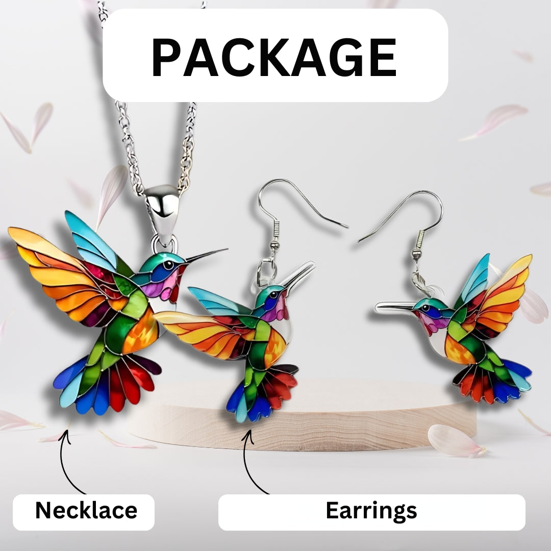 Samantha - Elegant Hummingbird Necklace