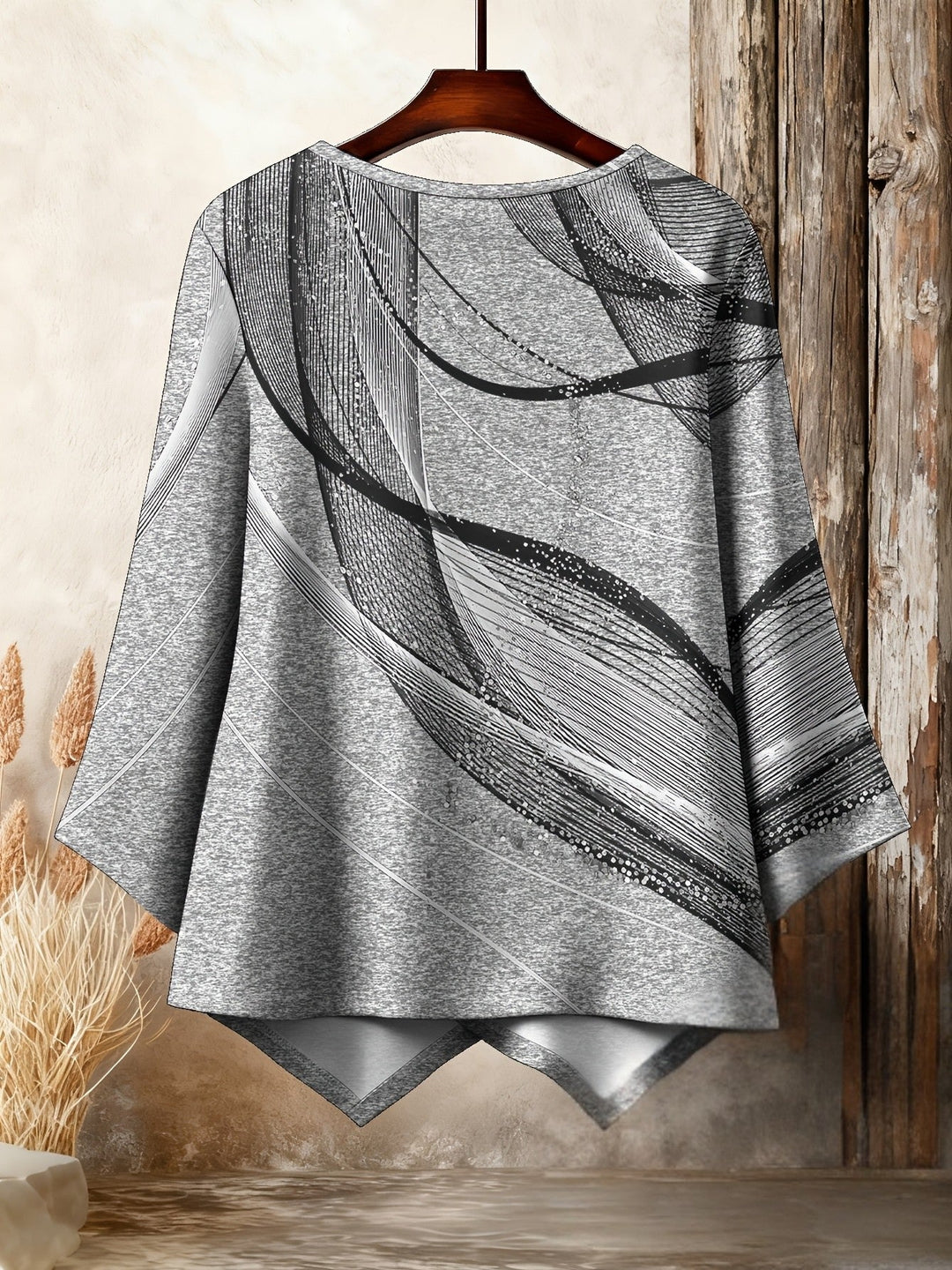 Galya - Oversized Round Neck T-Shirt