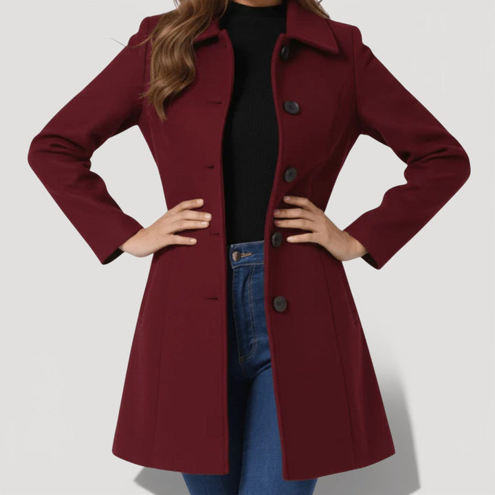Tharushika - Sophisticated Long Sleeve Coat