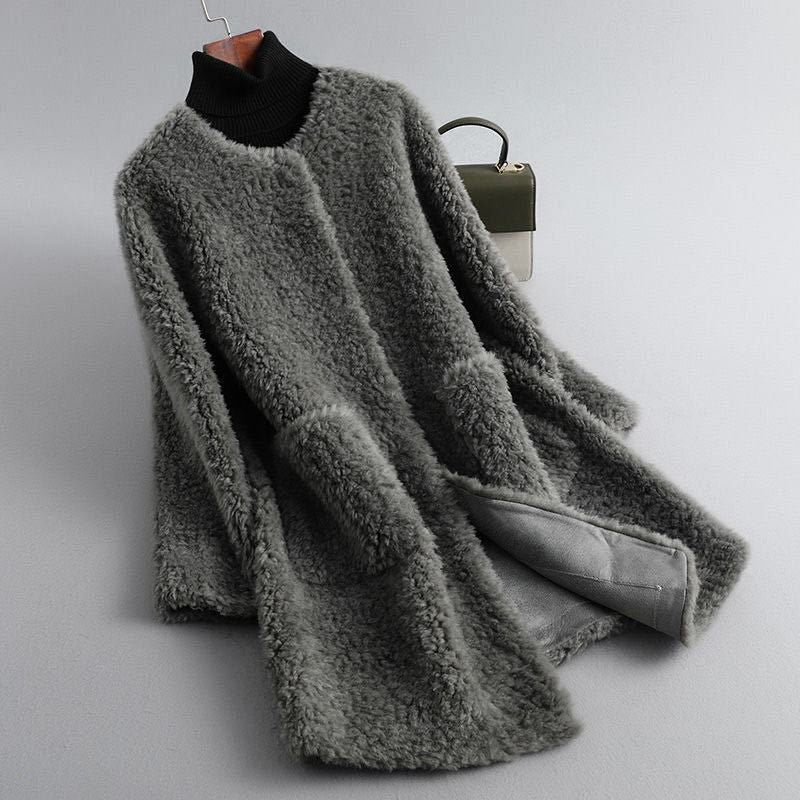 Minette - Elegant Faux Fur Teddy Coat