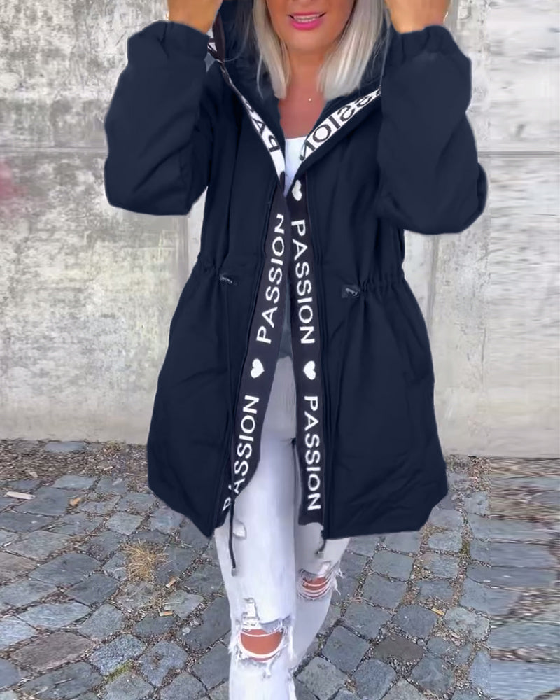 Valeella - Long Hooded Trench Coat