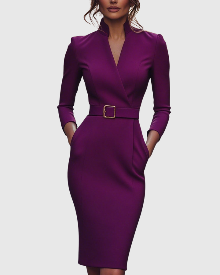 Meirav - Elegant Midi Dress