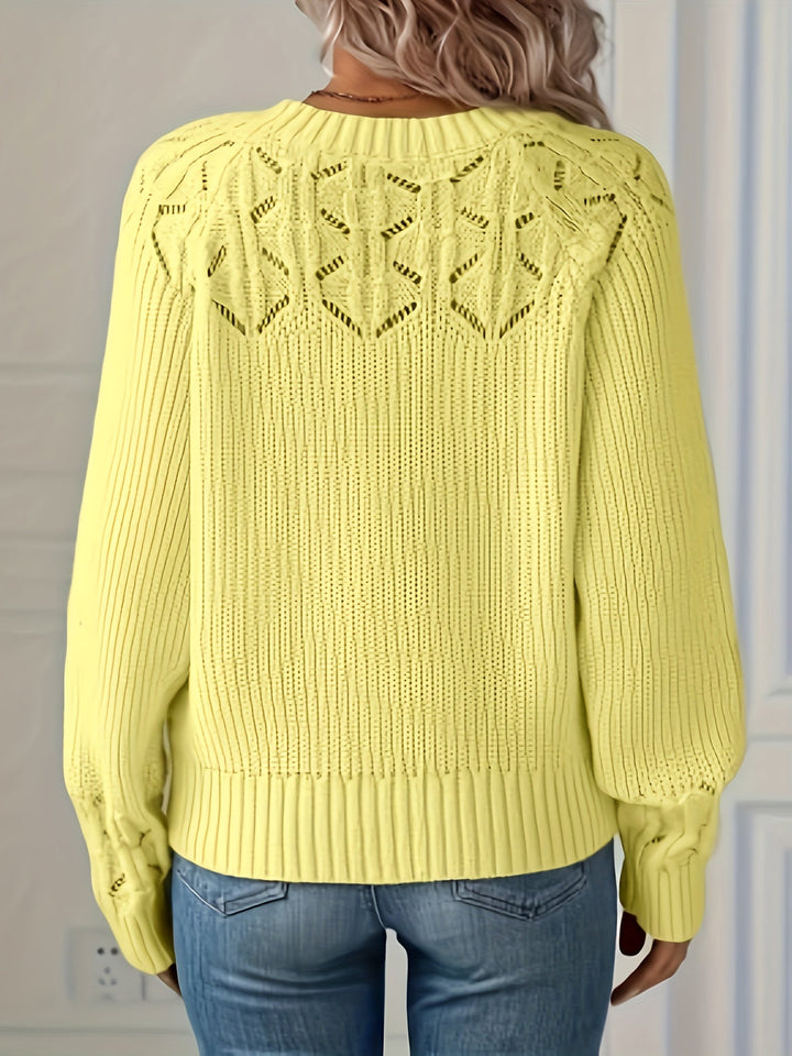 Nasia - Eelegant Long Sleeve Sweater