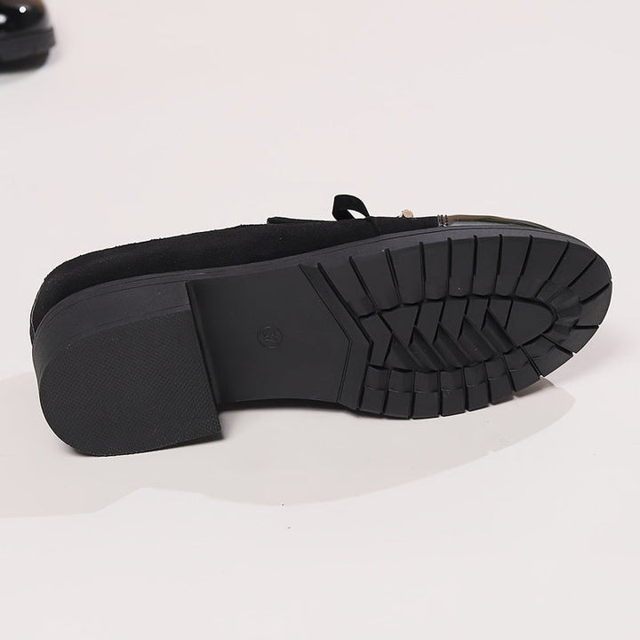 Virna - Elegant Non-Slip Loafers With Bow
