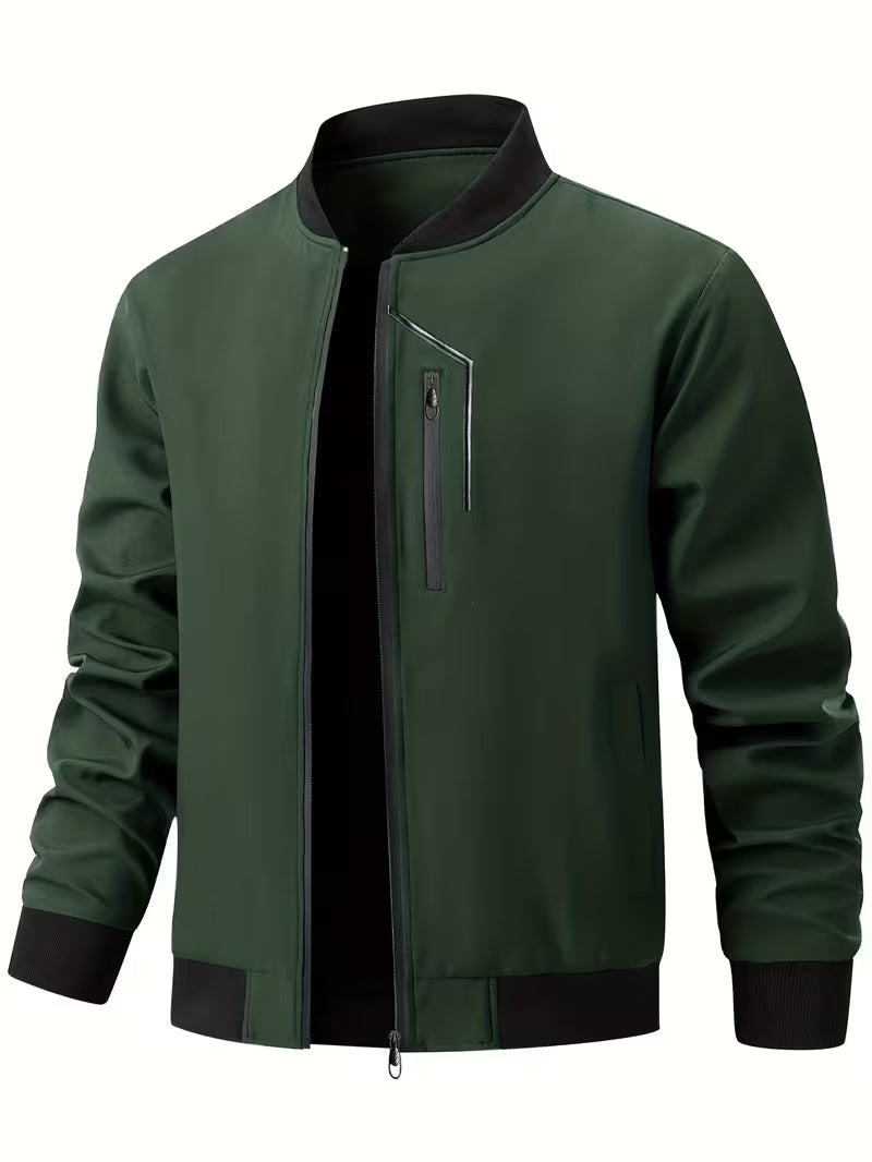 Baldis - Casual Bomber Jacket With Zipper