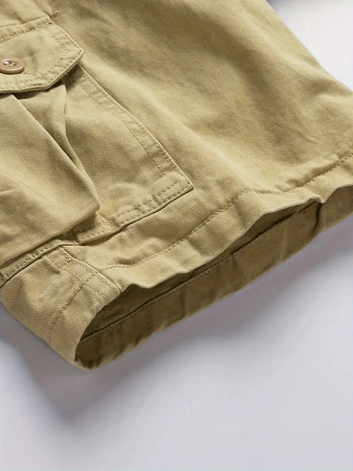 Mauro - Elegant Shorts With Multi Pockets