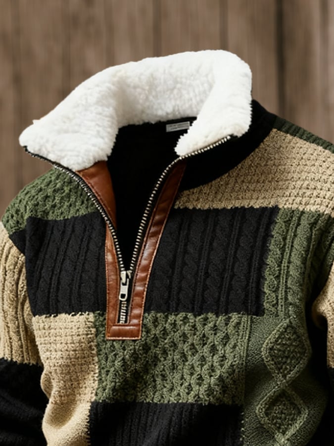 Boland - Casual Long Sleeves Sweatshirt With Fur Collar