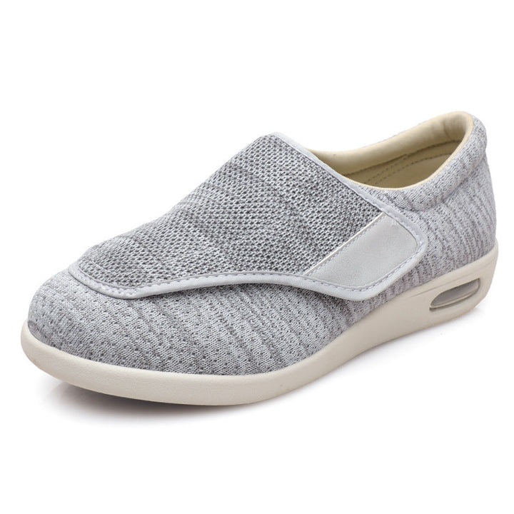 Isolenna - Mesh Shoes With Wide Strap and Thick Sole