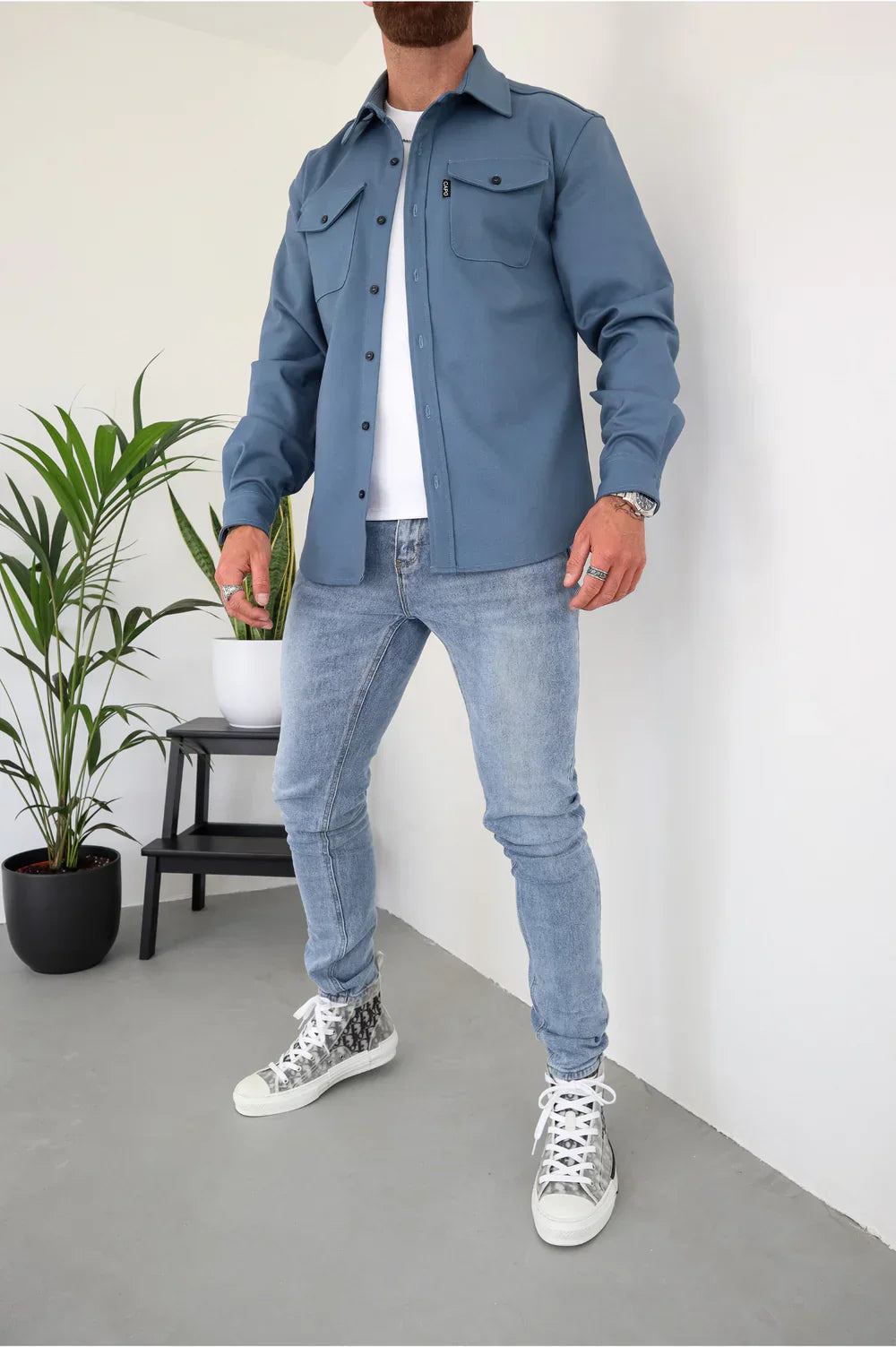 Dewid - Button Up Shirt With Front Pockets