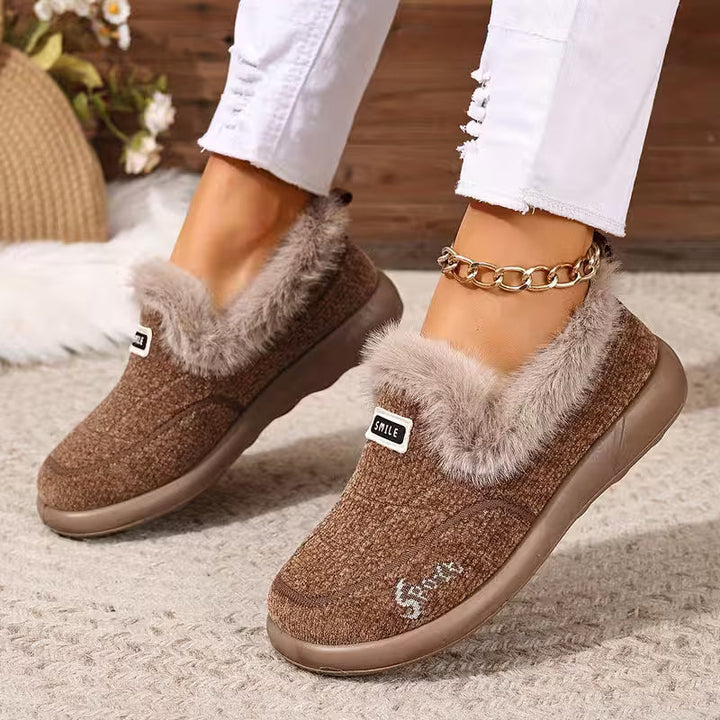 Nolani - Fashionable Faux Fur Winter Slippers