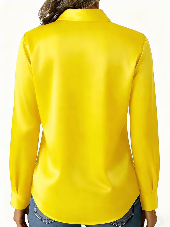 Kelina - Long Sleeve Button-Up Shirt
