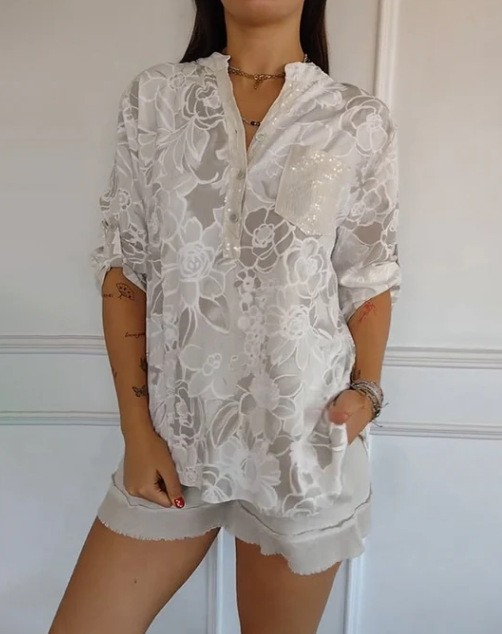 Narese - Floral Blouse