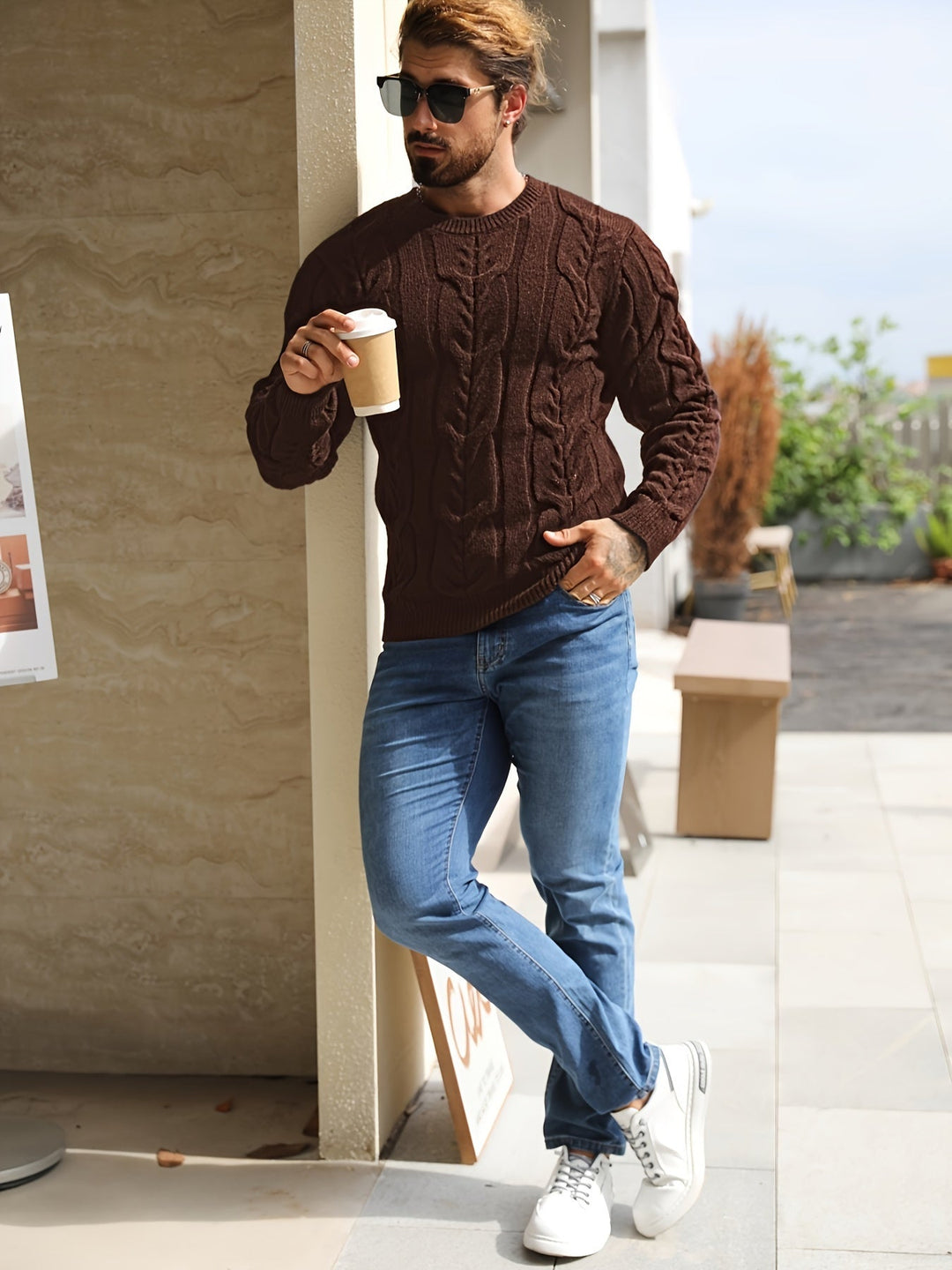 Hyperbeam - Casual Striped Sweater