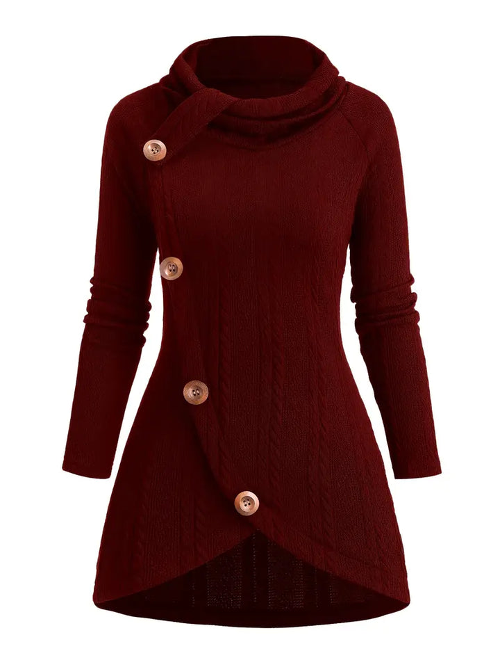 Masabata - Casual Knitted Cardigan With Button