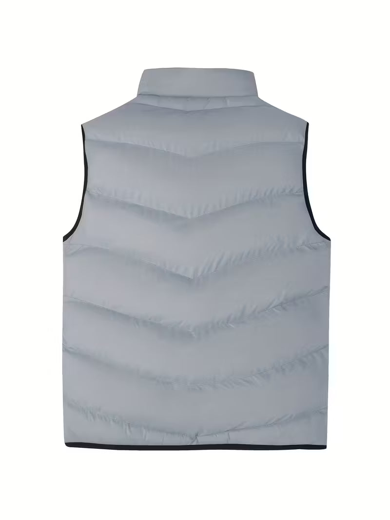 Amaury - Casual Zip-Up Puffer Vest