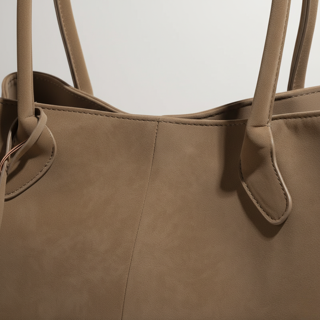 Umaiza - Fashionable Faux Suede Shoulder Bag