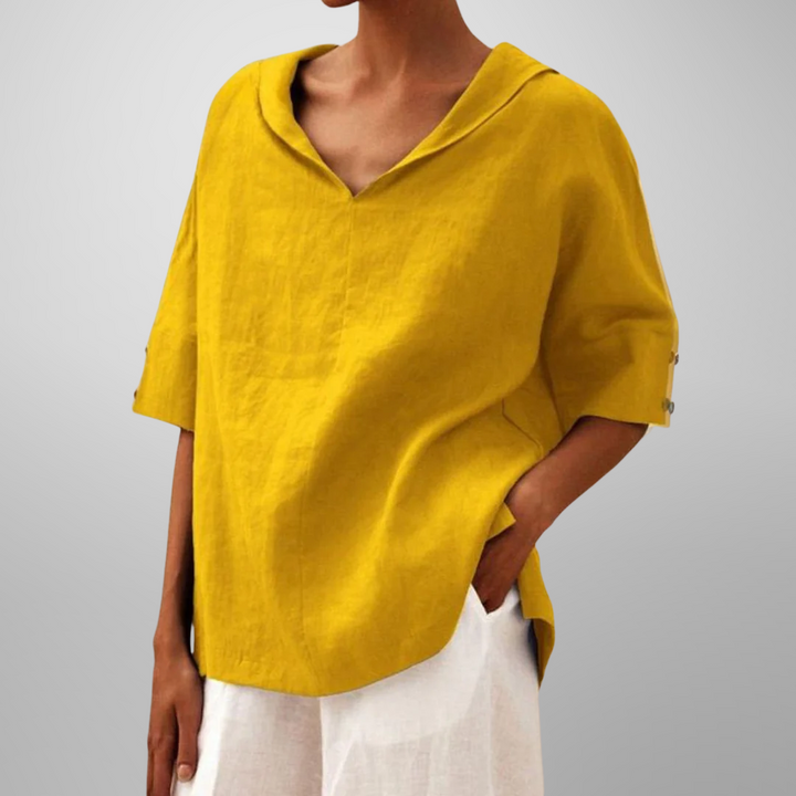 Alissa - Casual Loose-Fitting Blouse