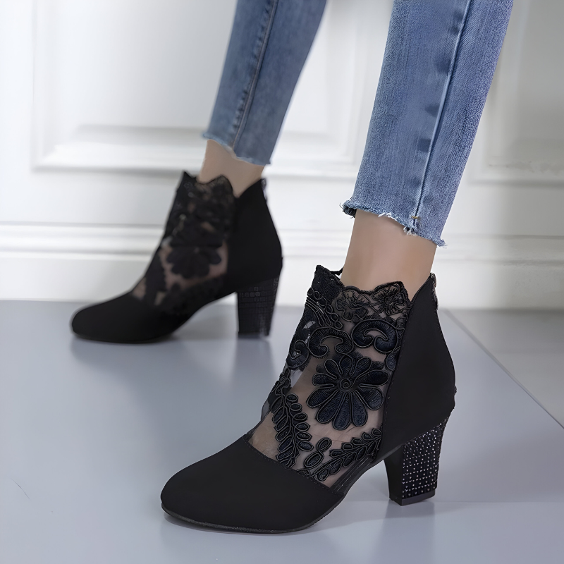 Elizaveta - Orthopedic Floral Pattern Shoes