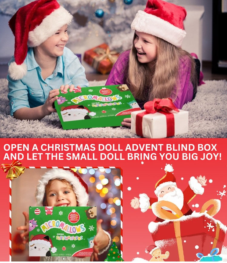 FestiveFuzzies - Christmas Advent Calendar With Plush Doll
