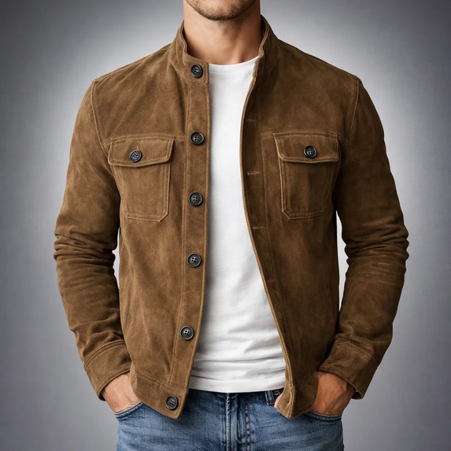 Pranas - Stylish Suede Jacket