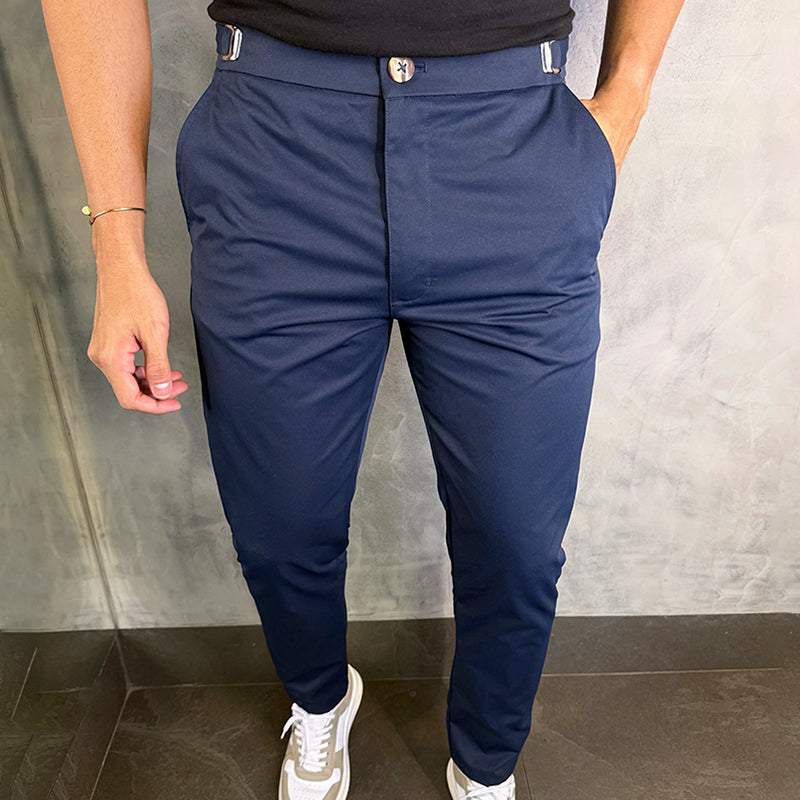 Matan - Classic Stretch Slim Fit Trousers