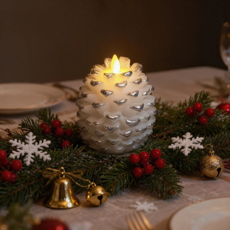 ForestFlame - Mood Pine Cone Flameless Candle