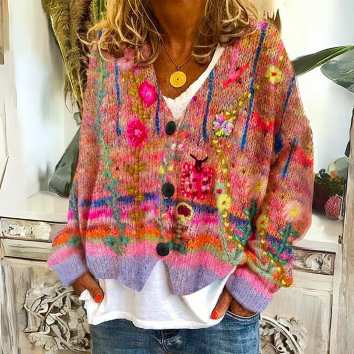 Ida - Cozy And Colorful Knitted Sweater