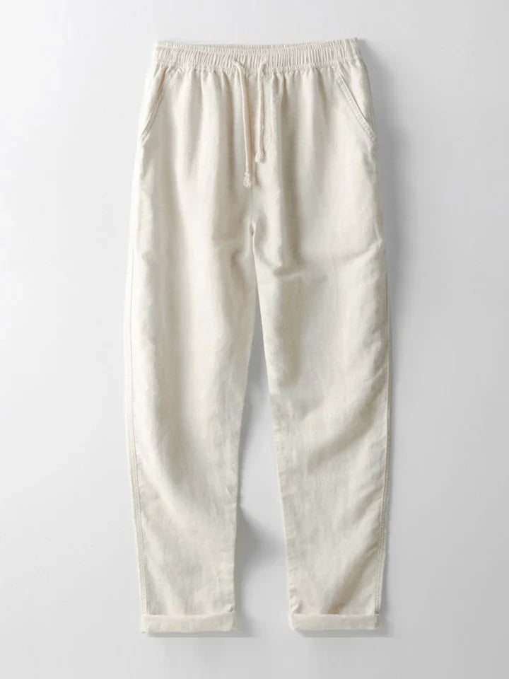 Booker - Linen Blend Shirt With Straight Trouser