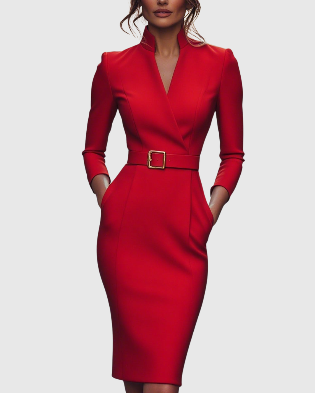 Meirav - Elegant Midi Dress