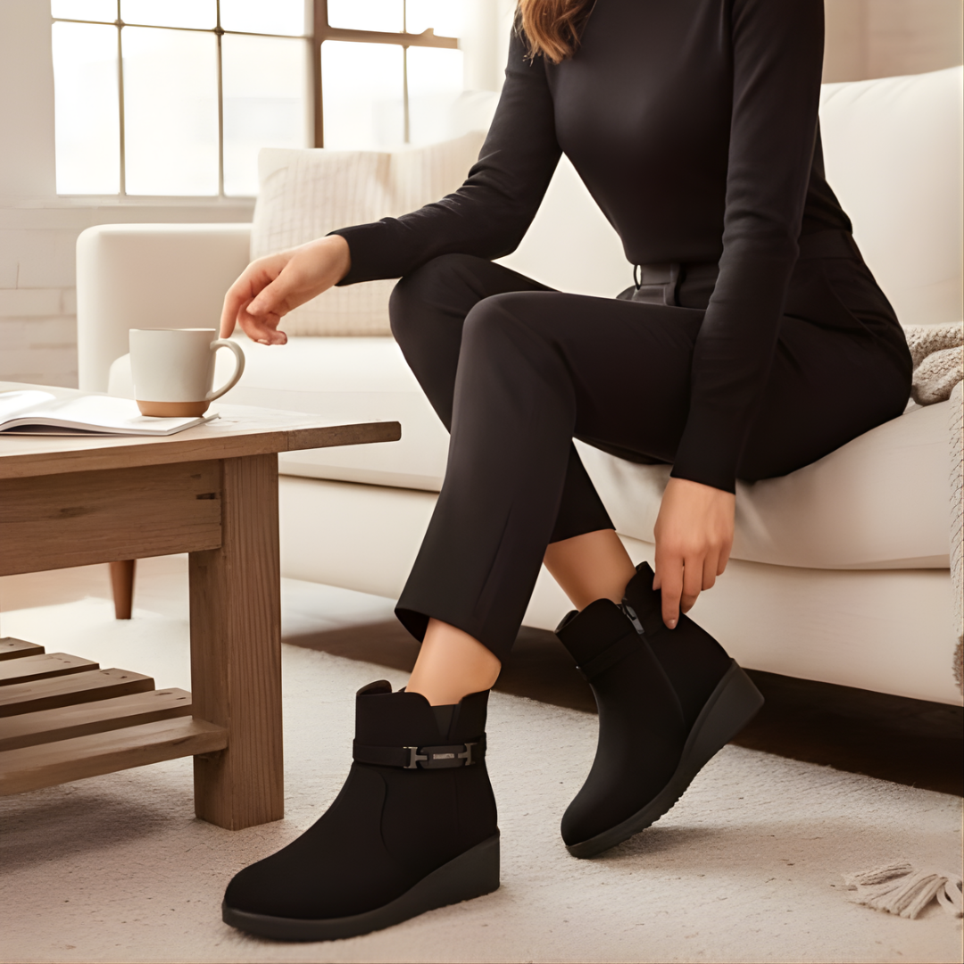 Alwara - Ankle Boot With Side Zipper