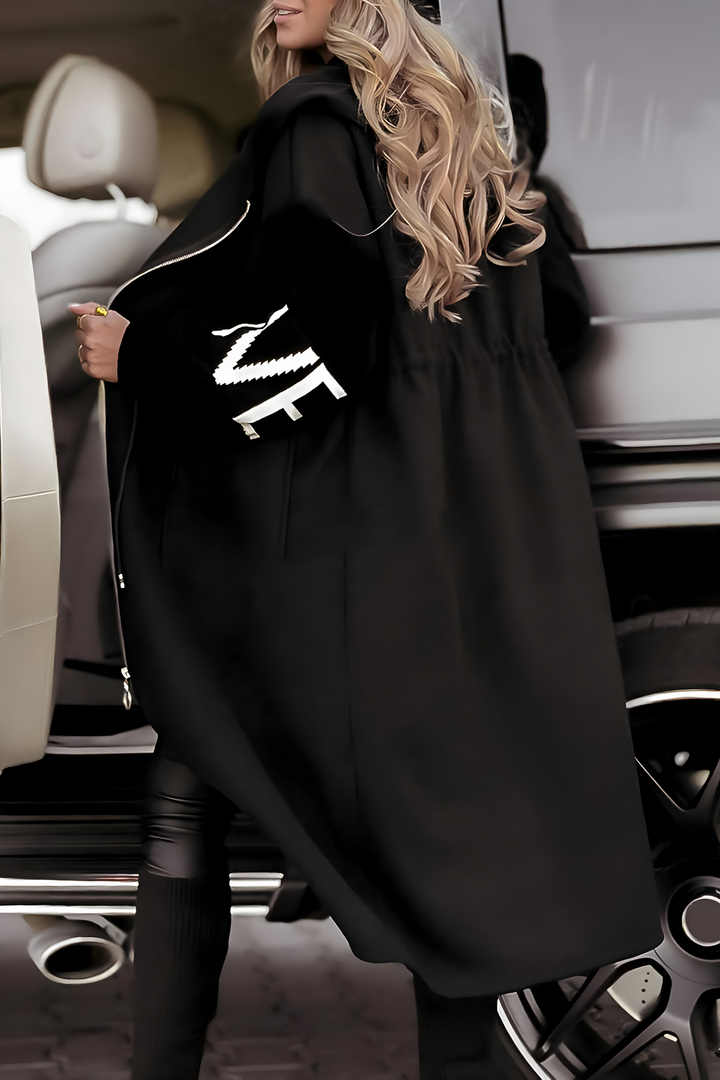 Riselda - Knitted Jacket Hoodie With Long Sleeve
