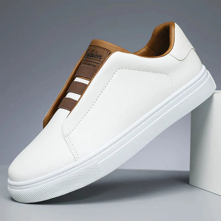 Dowd - Leather Sneakers With Grip Sole