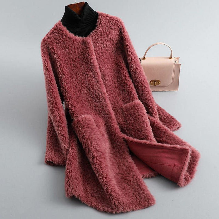 Minette - Elegant Faux Fur Teddy Coat