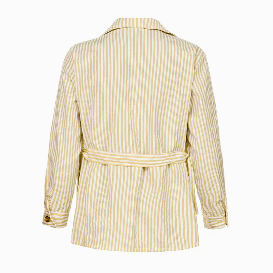 Davion - Casual Belted Shirt With Multiple Pockets