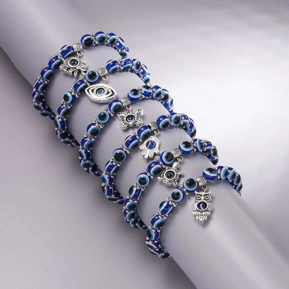 Eliani - Saphira Evil Eye Charm Anklet