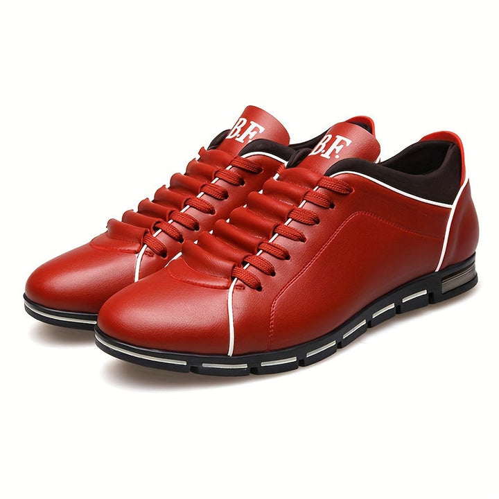 Ankan - Leather Lace-Up Sneakers
