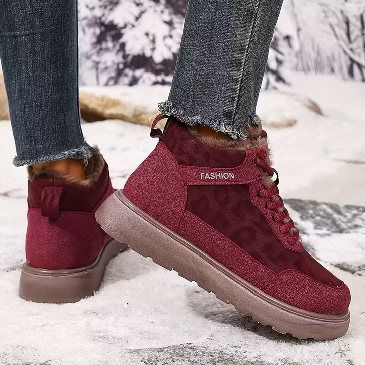 Elizia - Lace-Up Ankle Shoes with Thick Sole