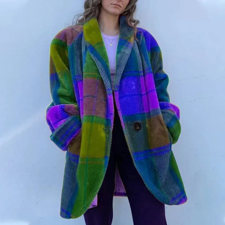 Silke - Long Sleeve Lapel Coat