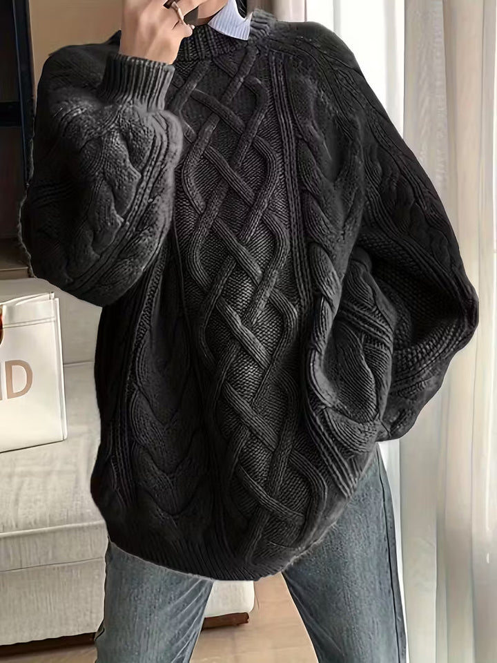 Elayra - Casual Loose Fitting Knitted Sweater
