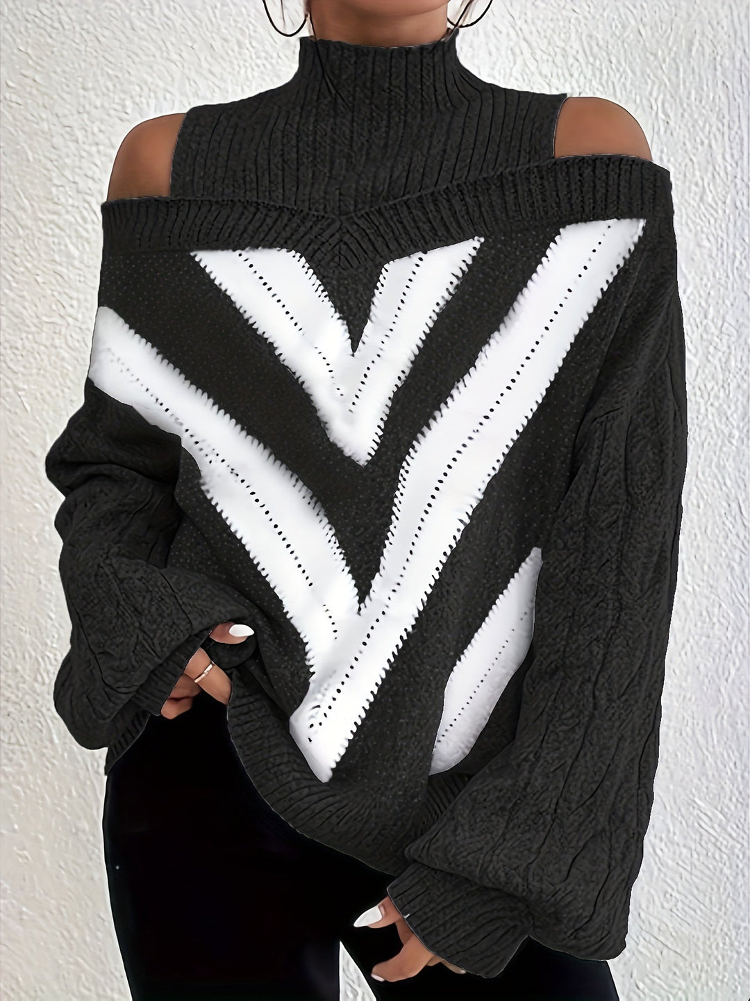Ramirez - Off Shoulder Knitted Sweater