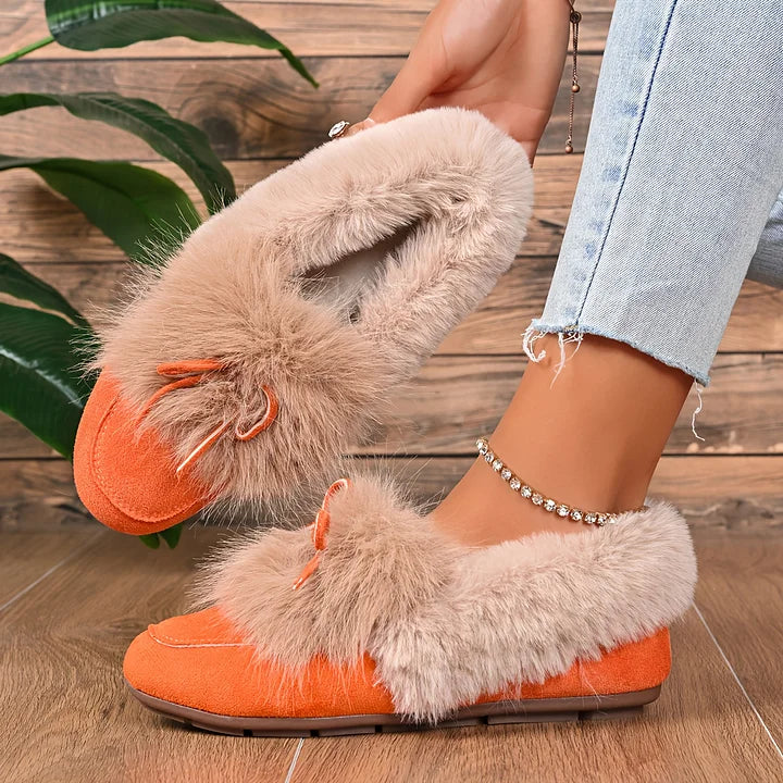 Kesmina - Cozy Faux Fur Non-Slip Shoes
