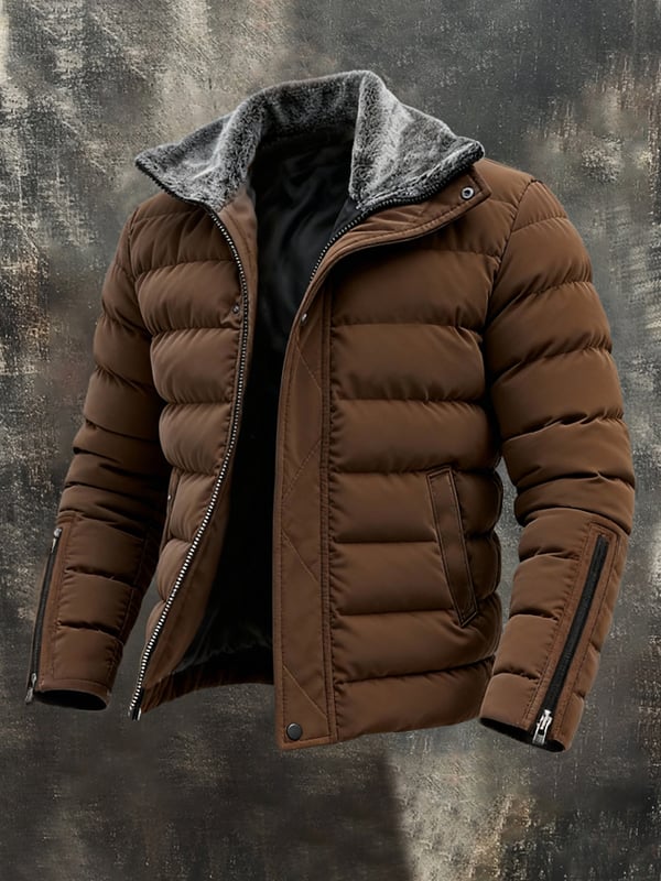 Alphonse - Elegant Outdoor Jacket With Zipper