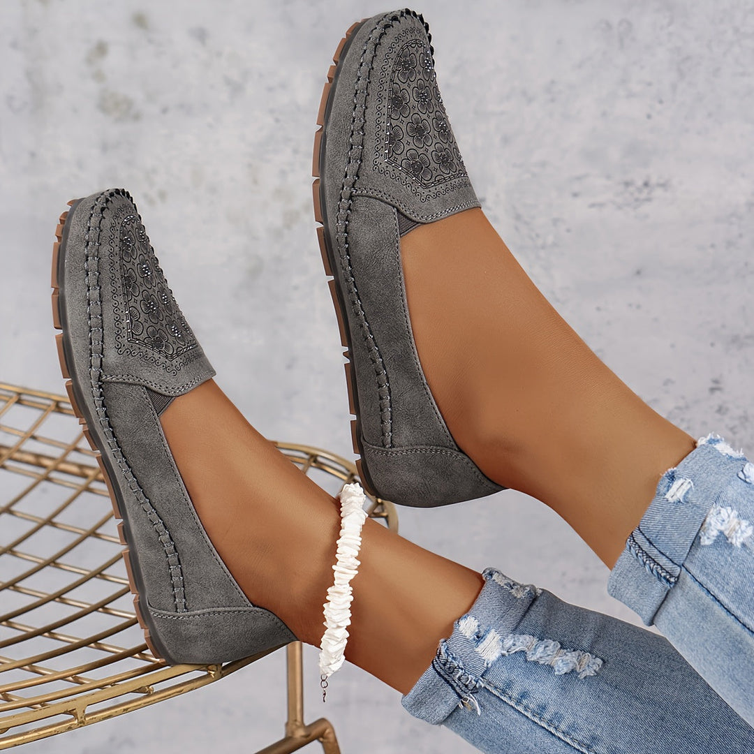 Lyrissa - Comfortable Stitched Shoes
