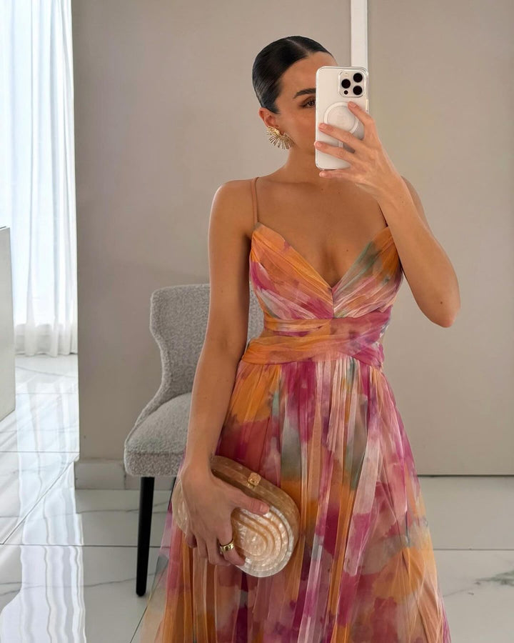 Tunika - Floral Printed Maxi Dress