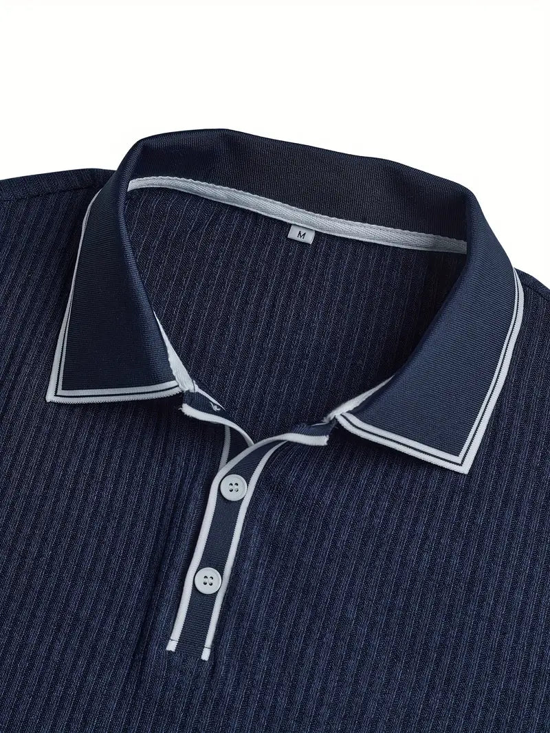 Orestis - Elegant Short Sleeve Polo Shirt