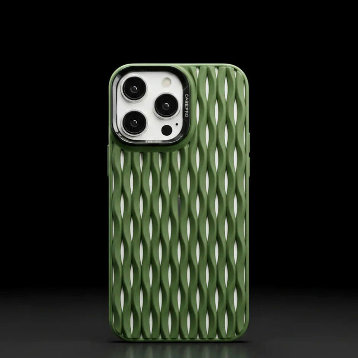 GripGrove - Breathable Mesh Woven Cooling iPhone Case